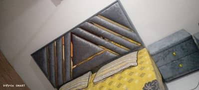 Bed set with dressing