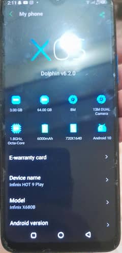 infinix Hot play 9 for sell