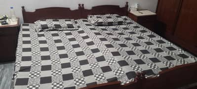 pure and original wooden . . . . only 2 single bed . . . . best condition