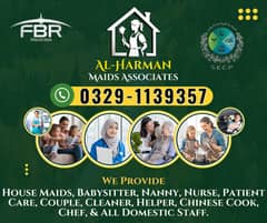 Maids / House Maids / Chef / House Cook / Baby Sitter maid available