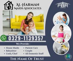Maids Couple Female Staff Chef Helper Babysitter Nurse Maid Available