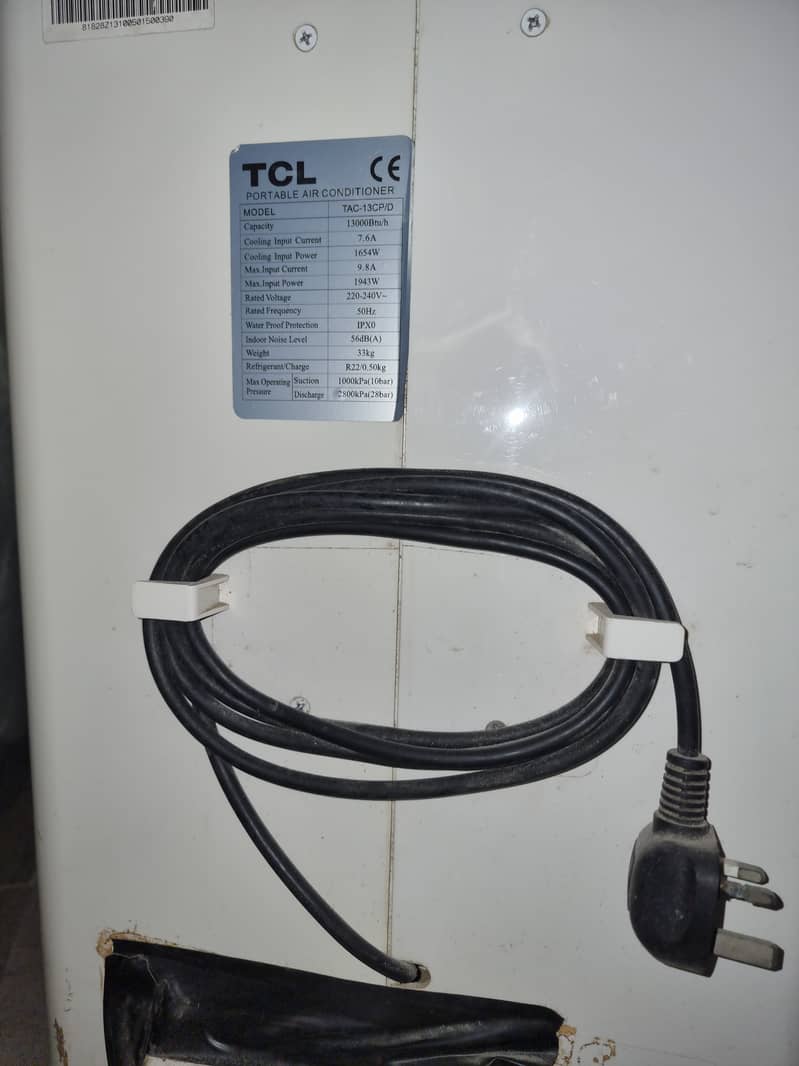 TCL portable AC used like new condition 2
