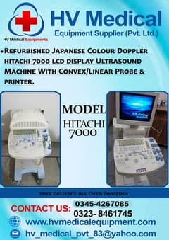 Refurb Japanese Grayscale / color Doppler & New / Used Chinese machine