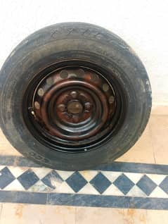 Dunlop tyer with rim