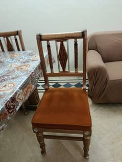 Dining table with 6 chairs brand new