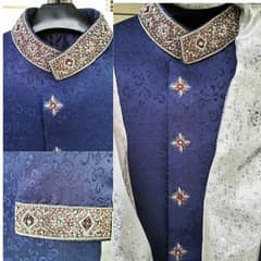 Groom dress ( sherwani, pajama, kulla and khusay)