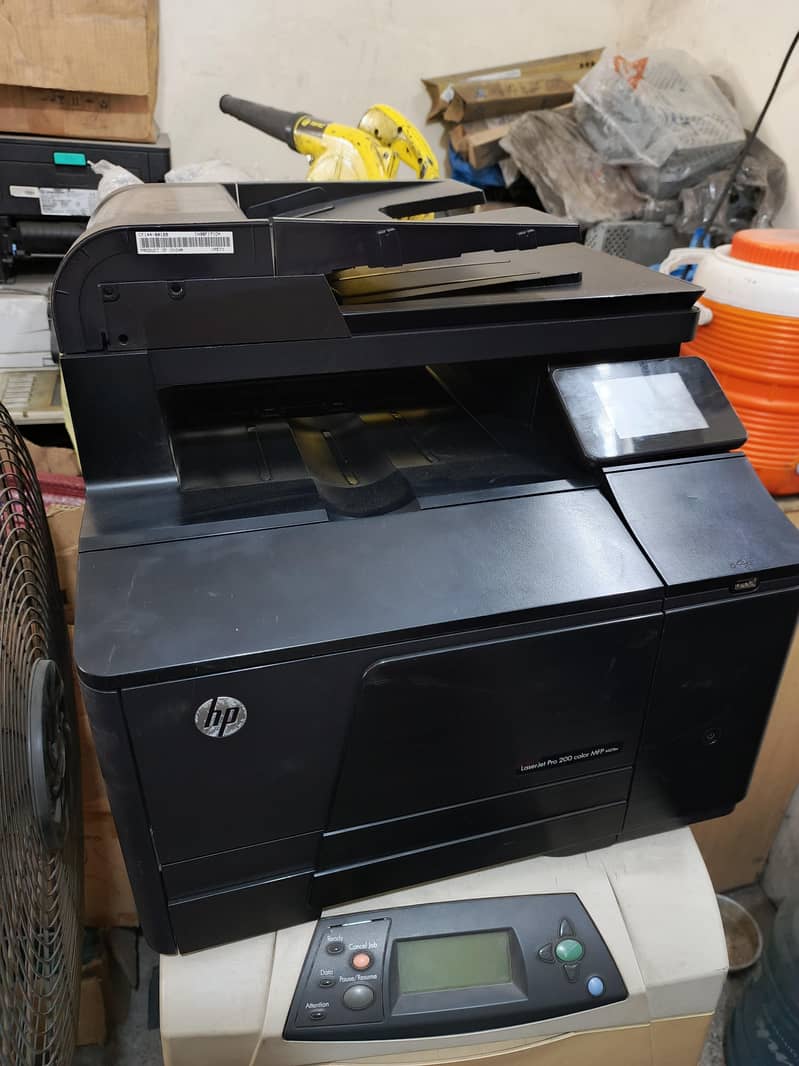 hp color laserjet 200 m276n network wifi printer copier 4