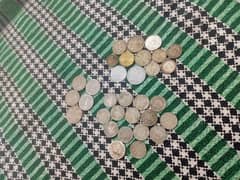 Different Countries Coins Note