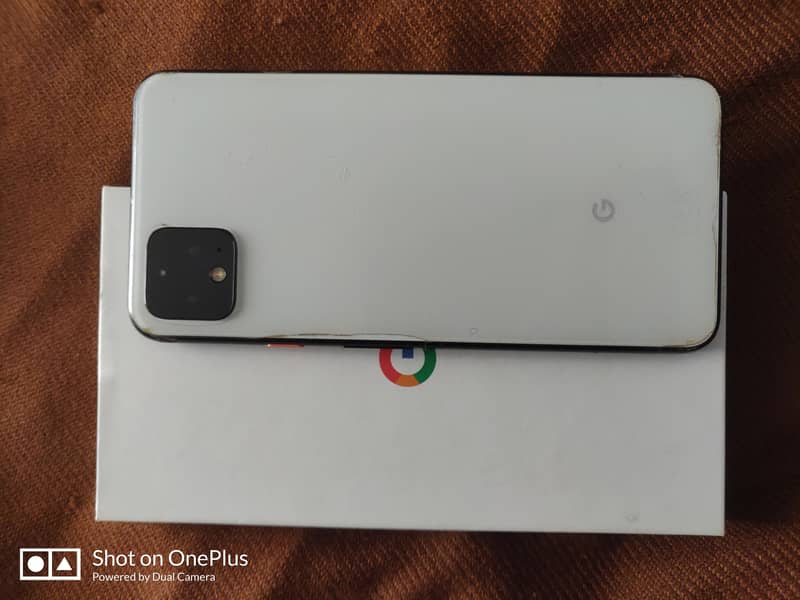 Google pixel 4xl with box single sim approved 4