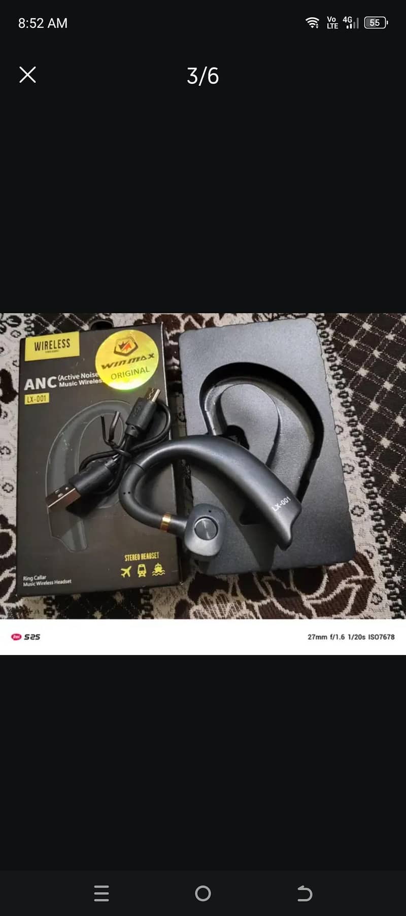 Ram 4GB DDR3  And LX-001 Wireless Bluetooth Earphone 4