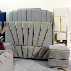 Bed / bed set / king size bed / single bed / wooden bed /side tables