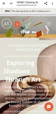  Artist Website for Sale – Ready Portfolio + Online Art Store (Wix B