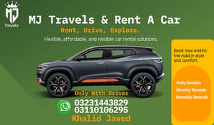 Rent a car daily, weekly, monthly bases, Hiace, Grand Cabin, hiroof