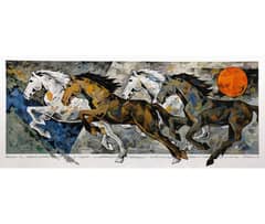 Horse Abtract Painting