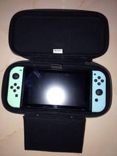 Nintendo switch animal crossing edition.