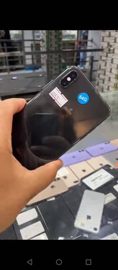 iphone Xs max  black color water  pak  non pta