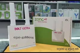 New zong 4G Bolt ultra WiFi Router available usb / cloud free cod