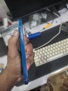 iPhone 12 pta approved with box 76health condition rough hai