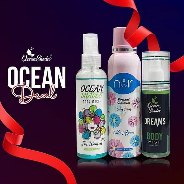 Ocean Shades Deal No. 06: Dreams Body Mist and Noir Me Again Fragrances for Women