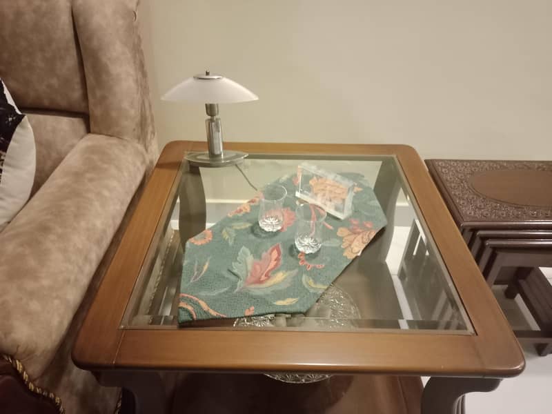 7 seater sofa with center table n 2 side tables 1