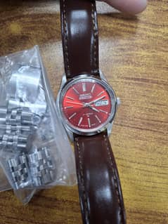 SEIKO 5ACTUS Red Dial For Sale