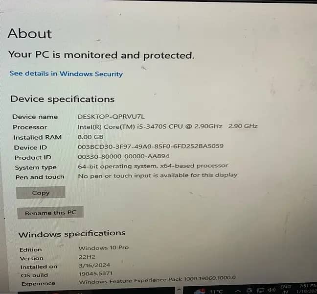 Core i5 3rd generation 5