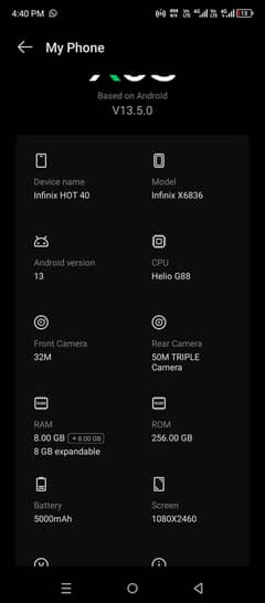 Infinix Hot 40
