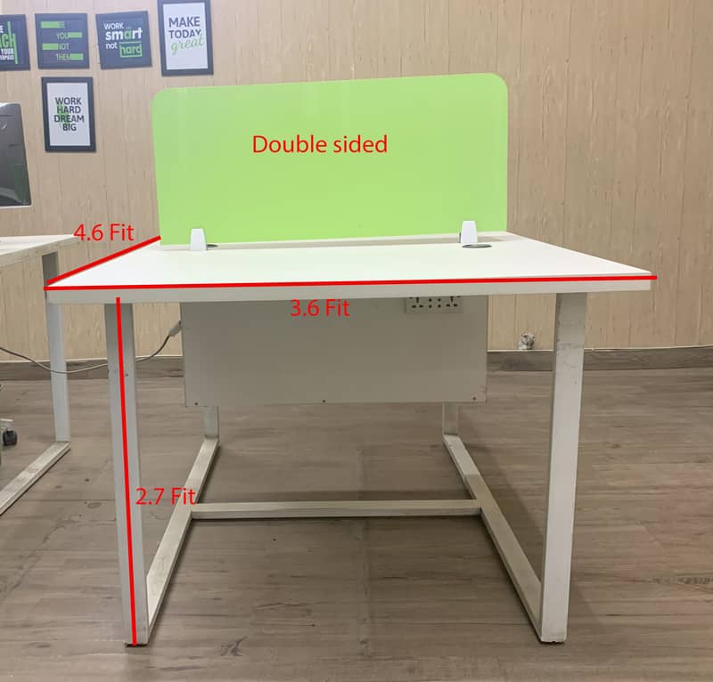 Office Tables – 12x Side Table, 10x Double-Sided | Good Condition 0