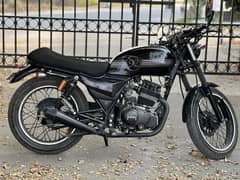 Hi Speed Infinity 2022, Black, 150cc, 4 Stroke, Cafe Racer Bike