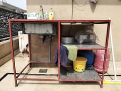 kitchen counter and sink countr