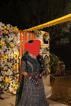 mehndi lehnga