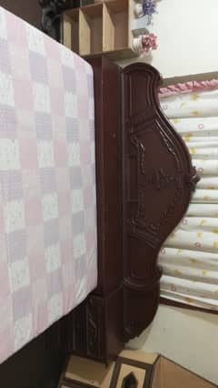 king Size bed set with dressing and side tables.