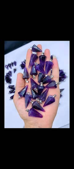 Antique Amethyst pendents for male female