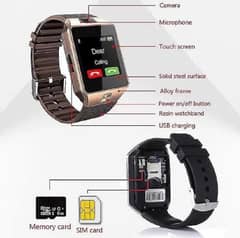 Dz09 smart watch memory card and sim supporteded