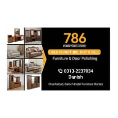 used furniture buy and sell furniture and door polishing available