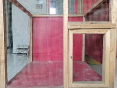 Wooden Cage for Chickens (Hens, Roosters, chicks etc)