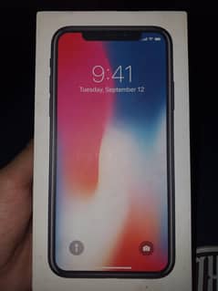 iphone X 256gb black color