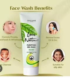 Skincare product face wash specially for oily skin