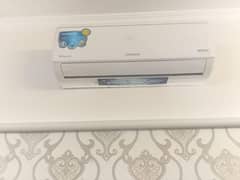 Kenwood 1 ton inverter ac ek haf season Chala Huwa bus