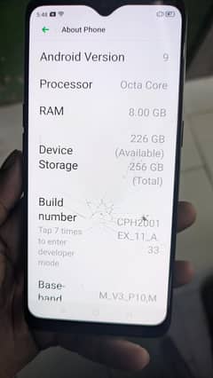oppo f15 glass crack