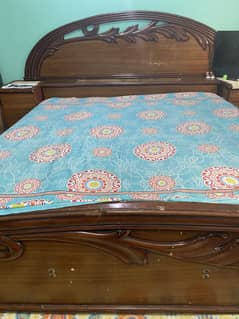 King Size Bed with 2 Tables