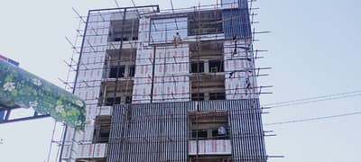 aluminium cladding sheet rocu bond and curtains wall glass