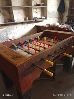 Hand football game pure solid wood