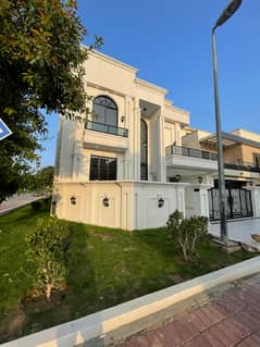 10 Marla White Classical Theme Corner House For Sale In Bahria Town Islamabad Phase 8