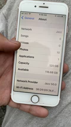 Iphone 7 pta approved 128 gb battery change
