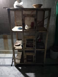 wood cage 3×5ft 3portion