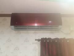 Haier ac 1.5 ton red color