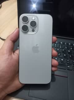 iPhone 15 Pro Max 256 GB NON PTA 4 Month Sim Time 100% Health