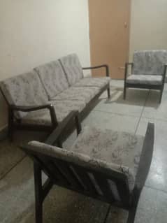 Wooden sofa 5 seter