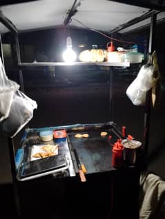 fries with fast food counter for sale.